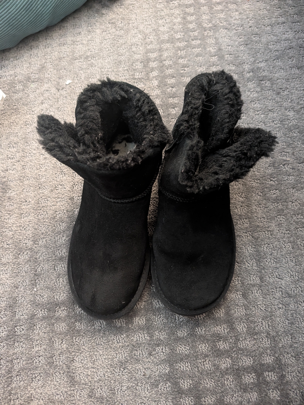 UGG Black Shearling-Lined Short Boots